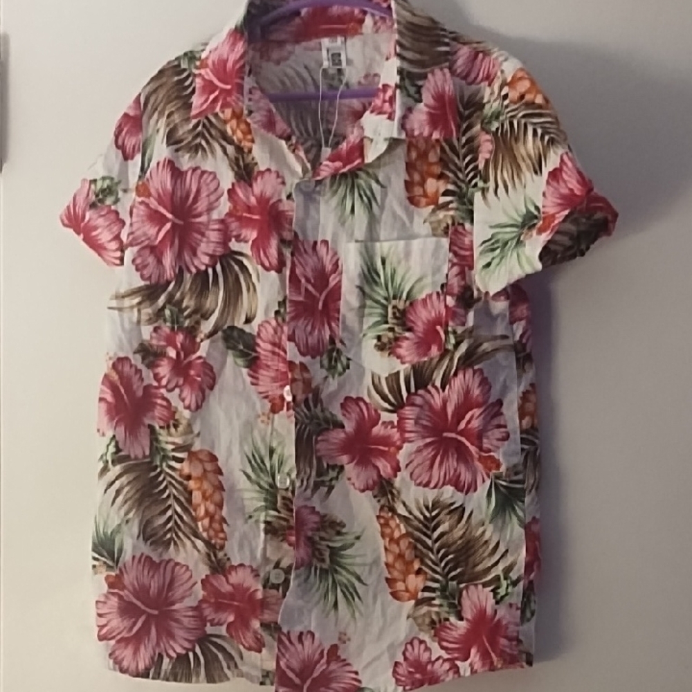 Floral Hawaiian Shirt
